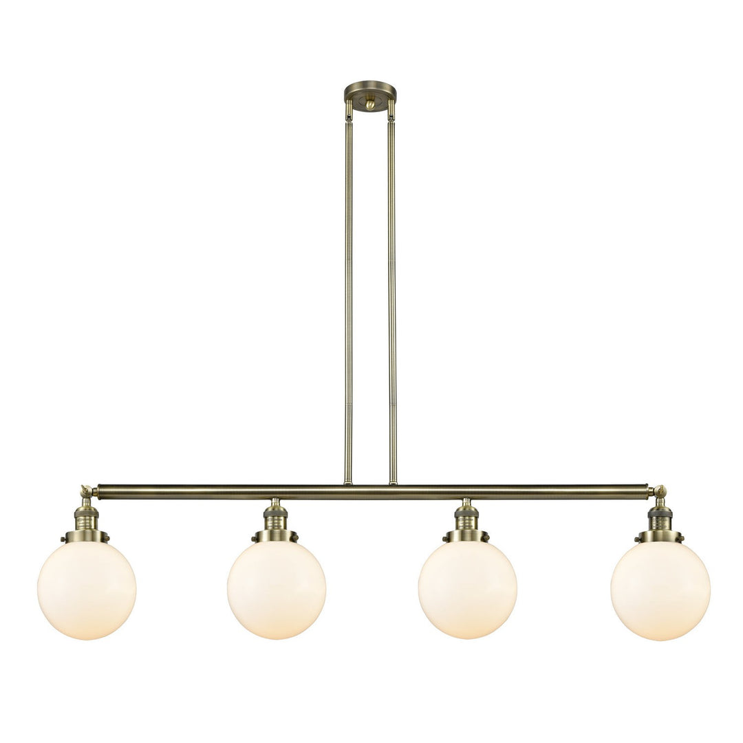 Innovations Franklin Restoration 214-AB-G201-8 Pendant Light - Antique Brass