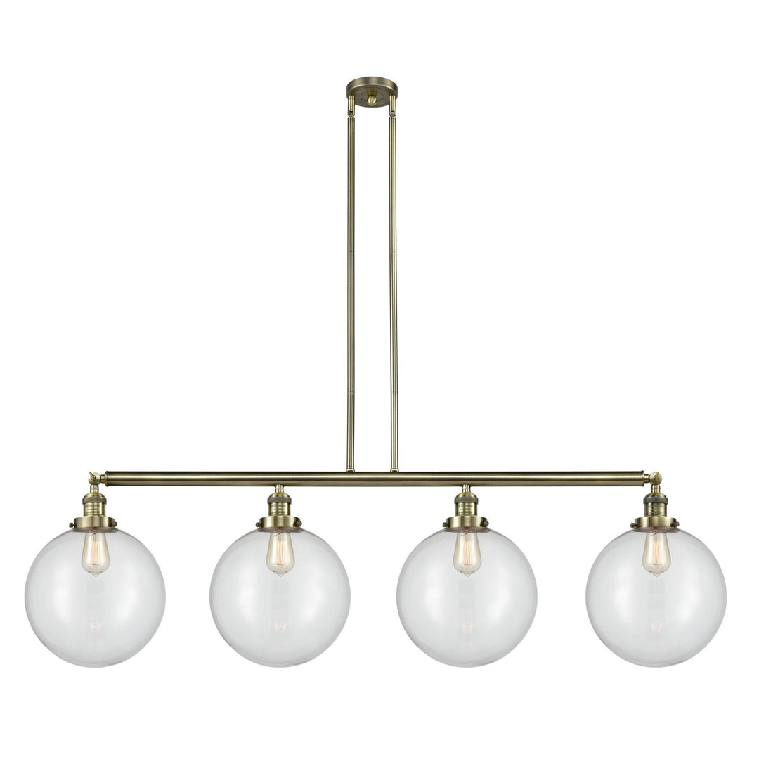 Innovations Franklin Restoration 214-AB-G202-12 Pendant Light - Antique Brass