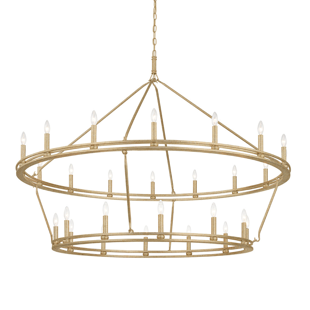 Troy Sutton F6245-CSL Chandelier Light - Champagne Silver Leaf