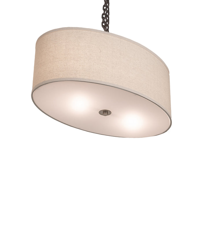 Meyda Tiffany Cilindro Southland 245492 Pendant Light - Brushed Nickel