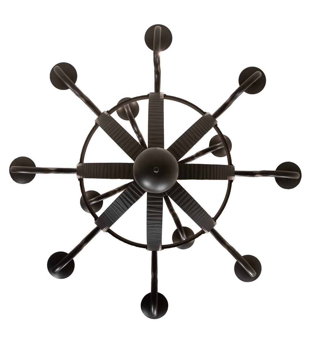 Meyda Tiffany Barrel Stave 247815 Chandelier Light - Wrought Iron