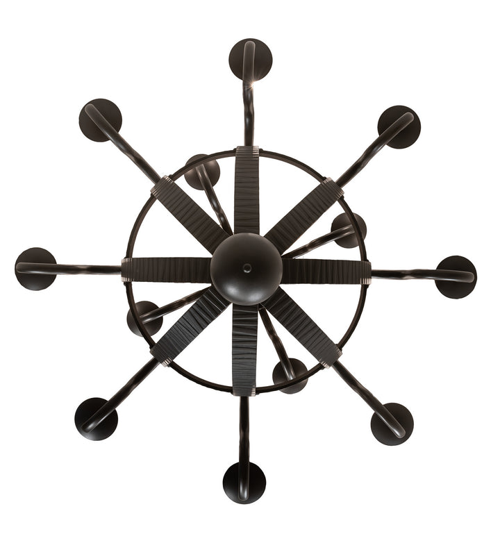 Meyda Tiffany Barrel Stave 247815 Chandelier Light - Wrought Iron