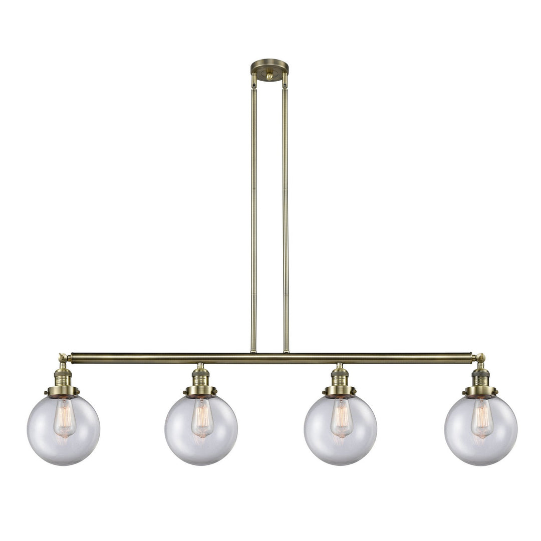 Innovations Franklin Restoration 214-AB-G202-8 Pendant Light - Antique Brass