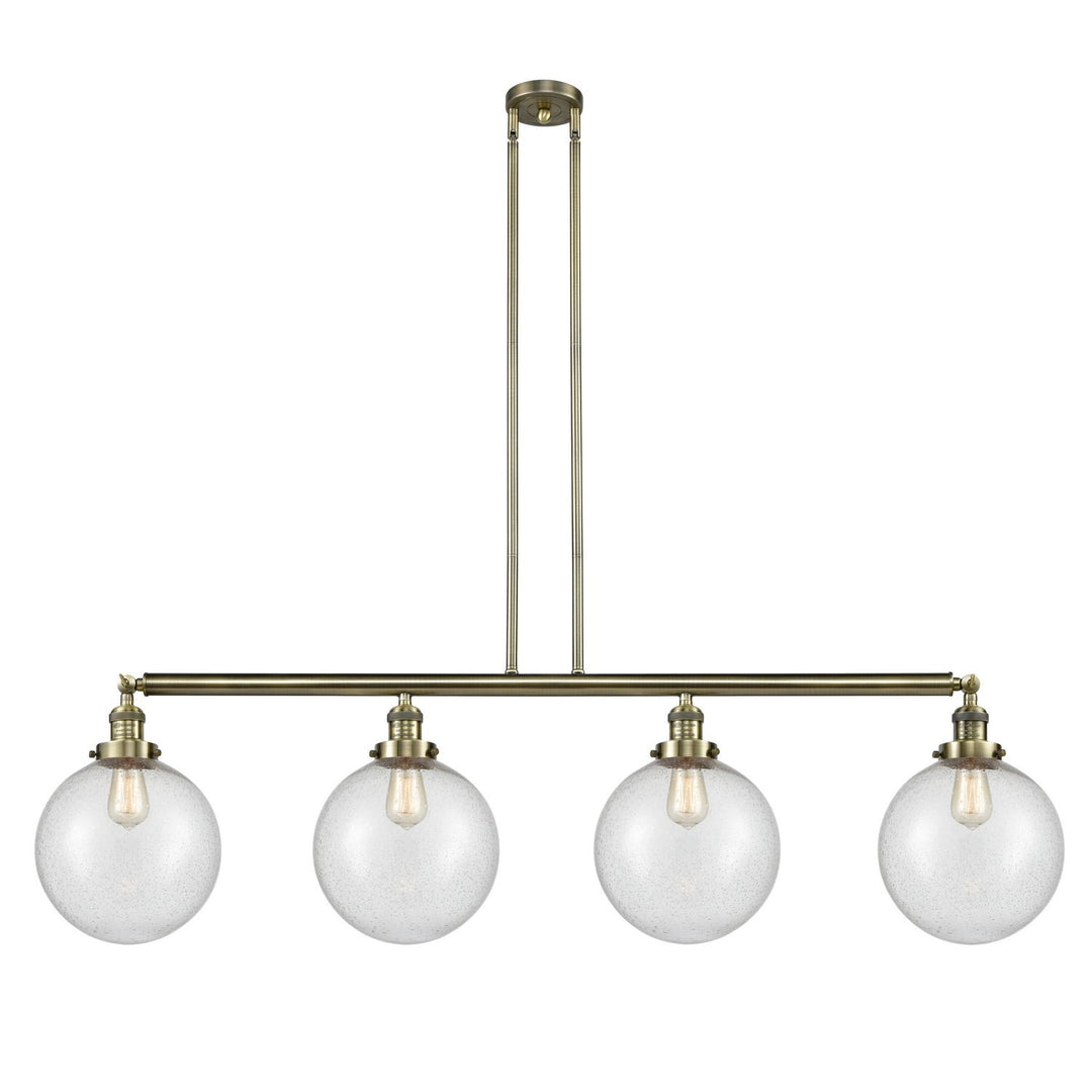 Innovations Franklin Restoration 214-AB-G204-10 Pendant Light - Antique Brass