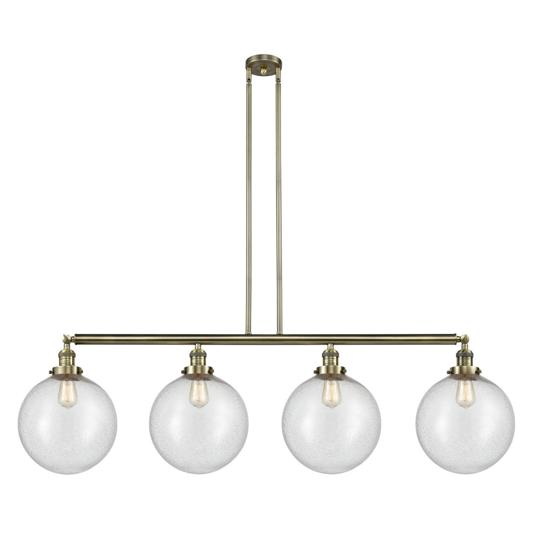 Innovations Franklin Restoration 214-AB-G204-12 Pendant Light - Antique Brass