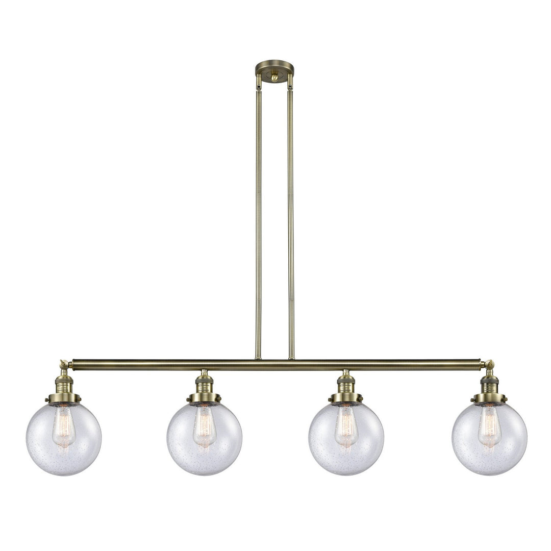 Innovations Franklin Restoration 214-AB-G204-8 Pendant Light - Antique Brass