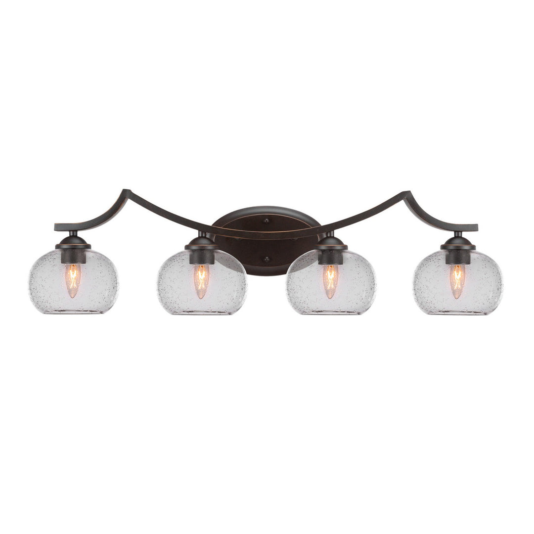 Toltec Zilo 554-dg-202 Bath Vanity Light 33 in. wide - Dark Granite