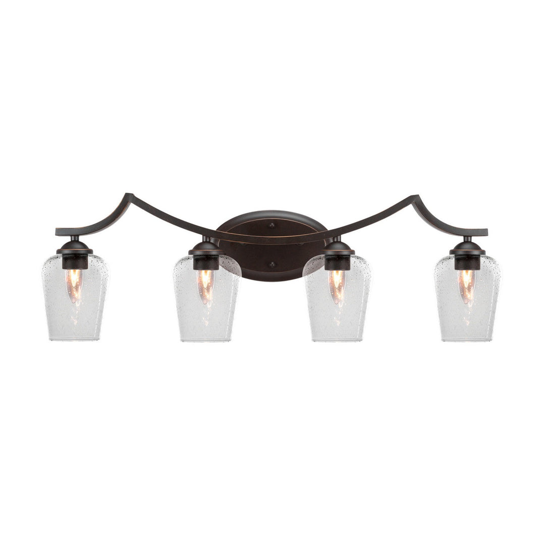 Toltec Zilo 554-dg-210 Bath Vanity Light 31 in. wide - Dark Granite