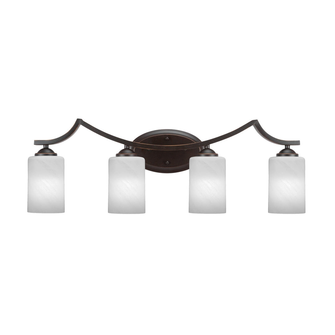 Toltec Zilo 554-dg-3001 Bath Vanity Light 30 in. wide - Dark Granite