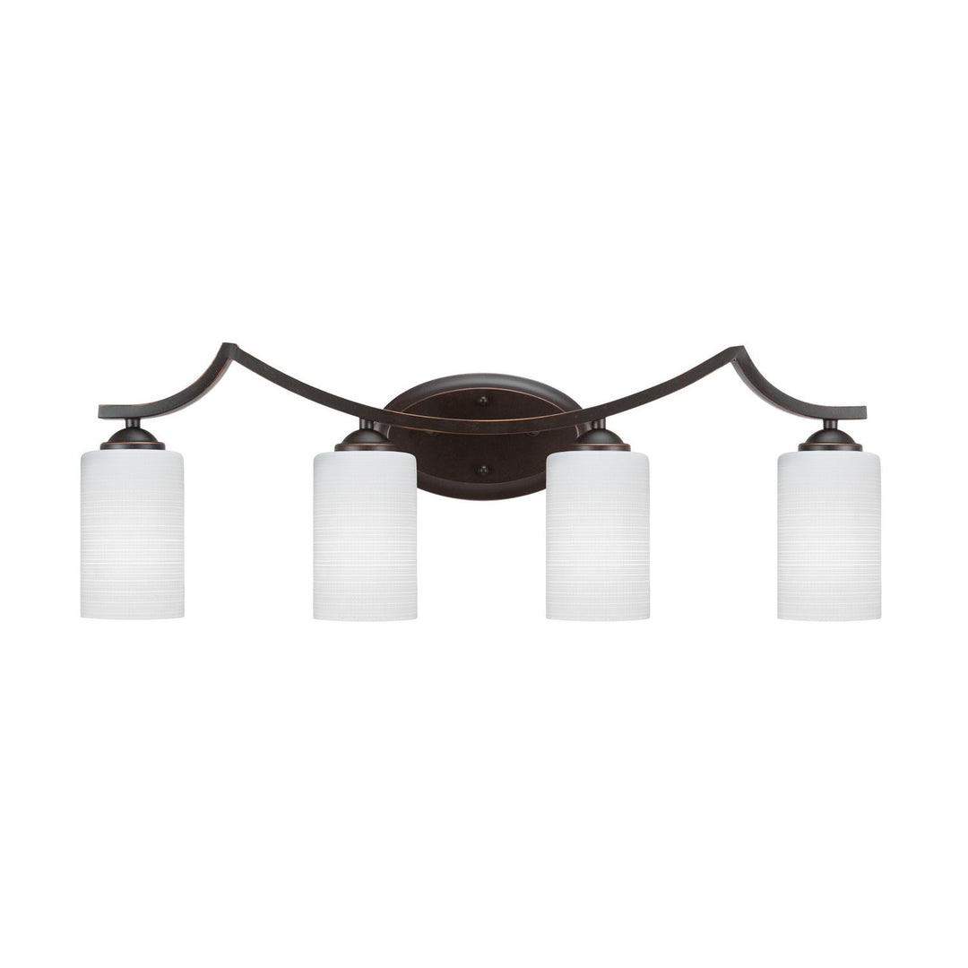 Toltec Zilo 554-dg-4061 Bath Vanity Light 30 in. wide - Dark Granite