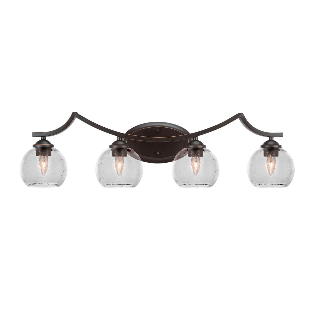 Toltec Zilo 554-dg-4100 Bath Vanity Light 32 in. wide - Dark Granite