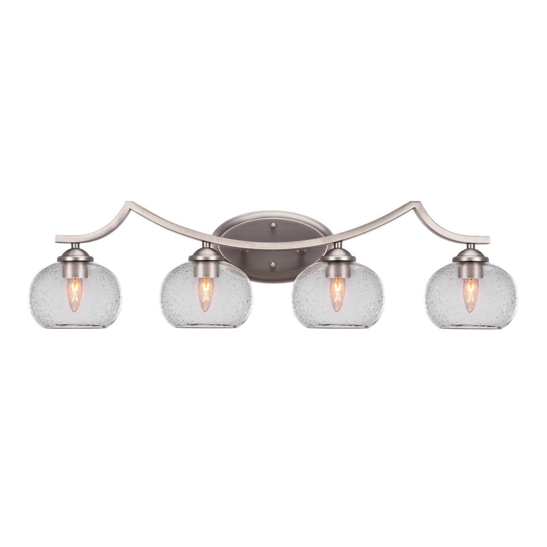 Toltec Zilo 554-gp-202 Bath Vanity Light 33 in. wide - Graphite