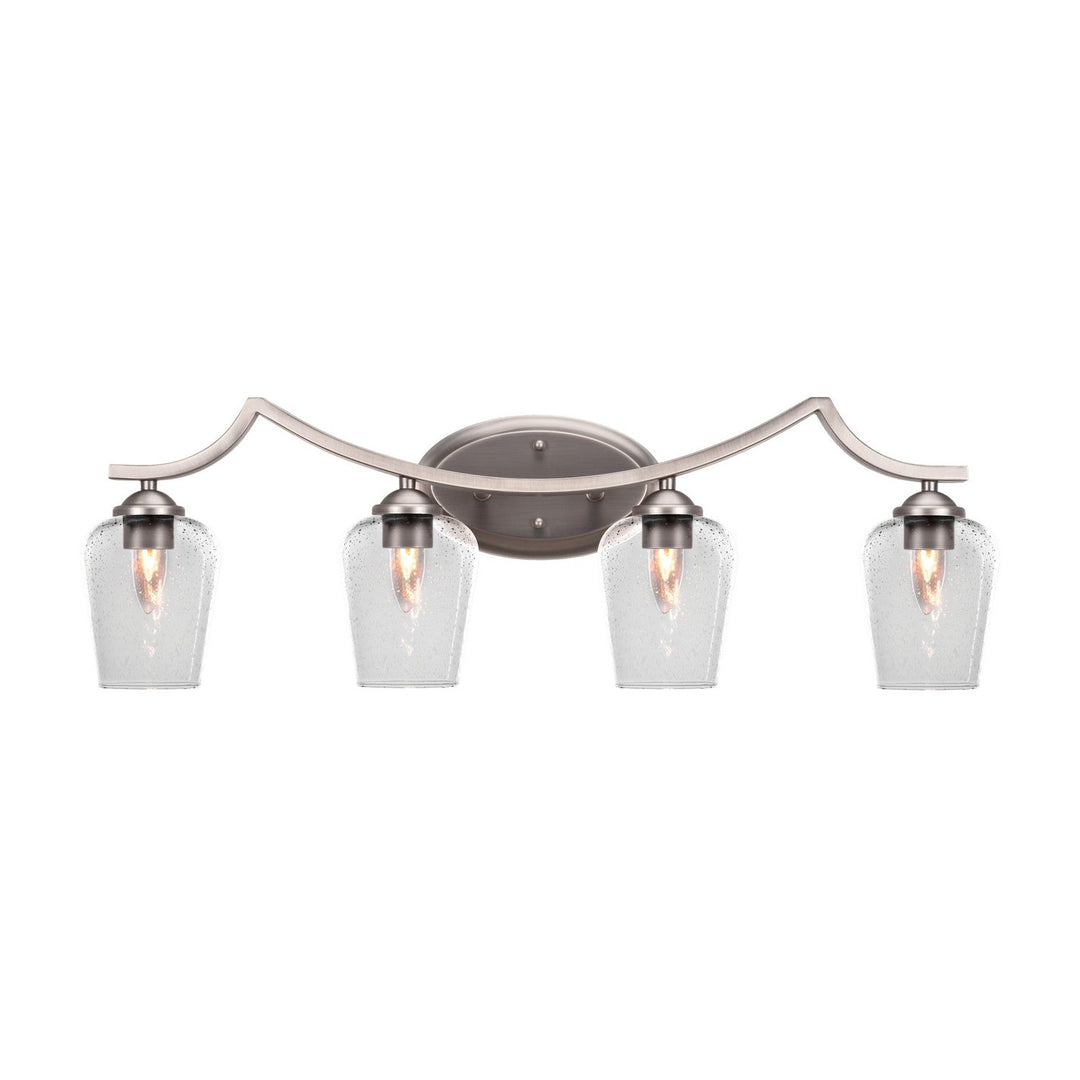 Toltec Zilo 554-gp-210 Bath Vanity Light 31 in. wide - Graphite