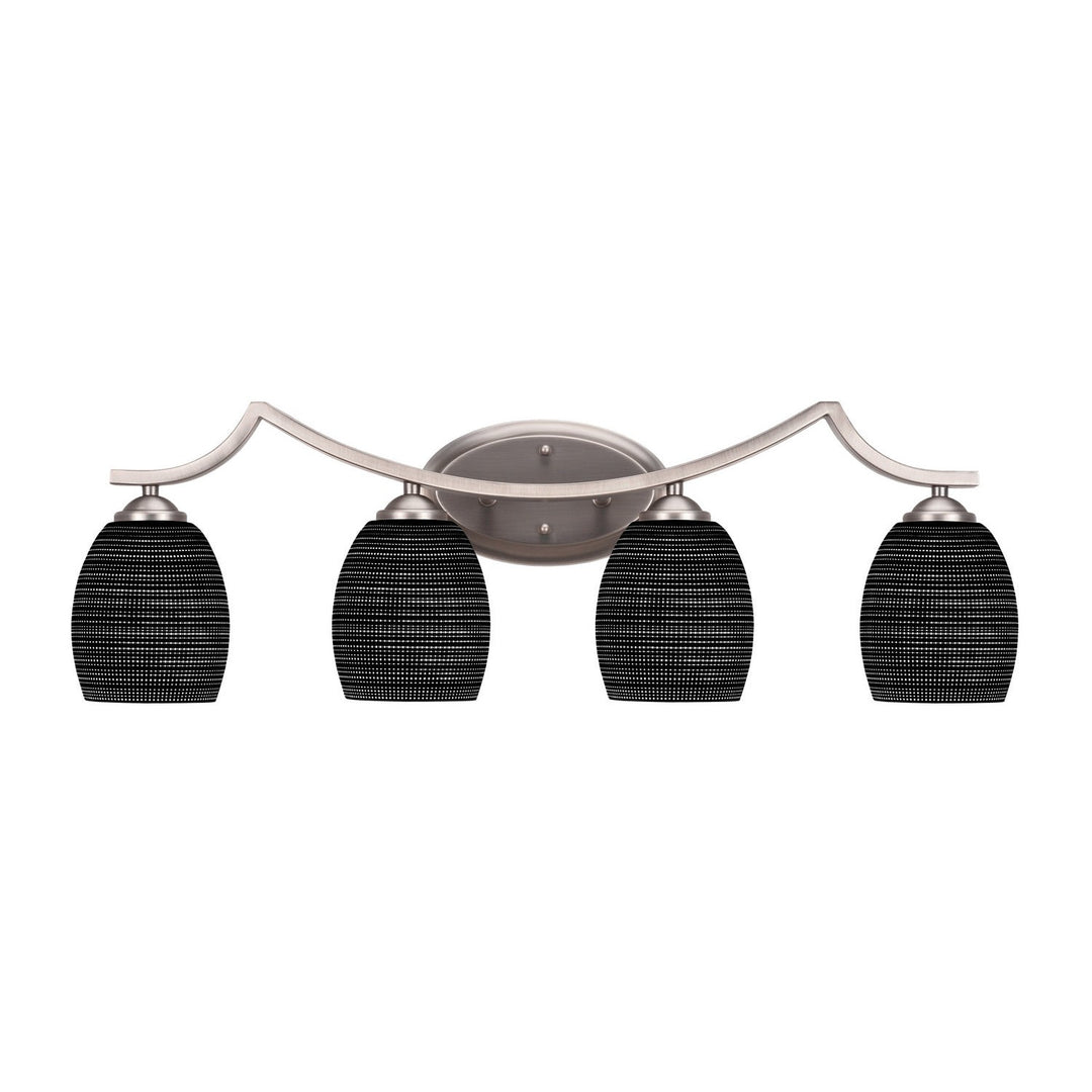 Toltec Zilo 554-gp-4029 Bath Vanity Light 31 in. wide - Graphite
