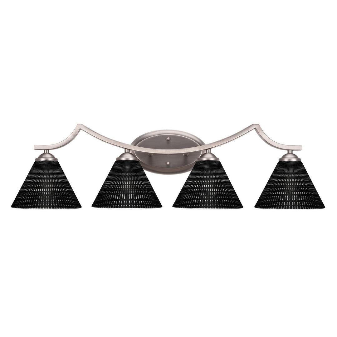 Toltec Zilo 554-gp-4059 Bath Vanity Light 33 in. wide - Graphite