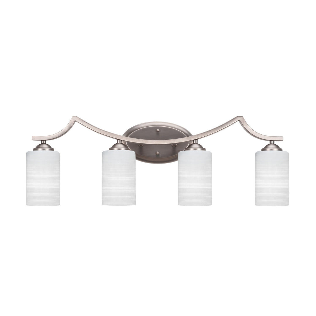 Toltec Zilo 554-gp-4061 Bath Vanity Light 30 in. wide - Graphite