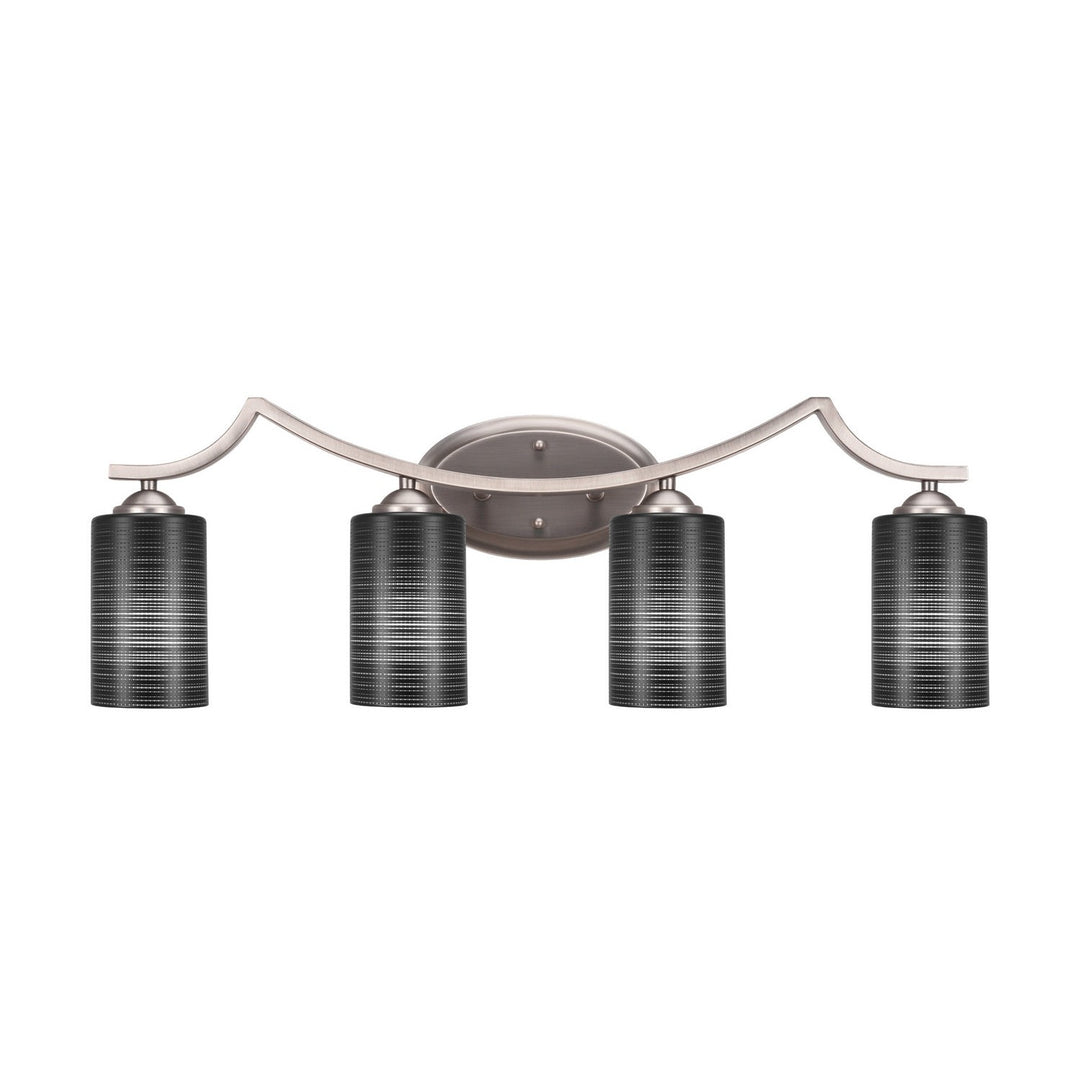 Toltec Zilo 554-gp-4069 Bath Vanity Light 30 in. wide - Graphite