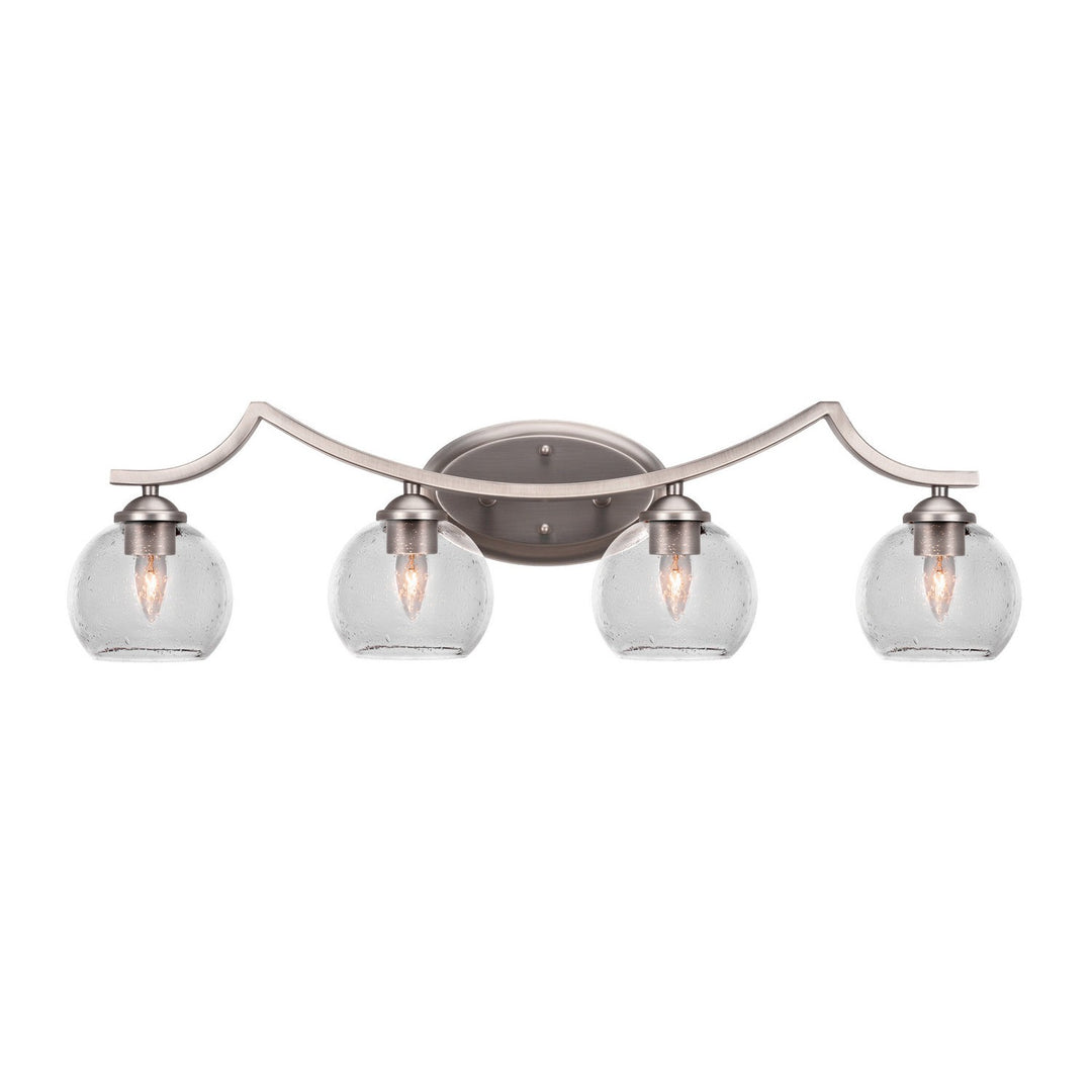 Toltec Zilo 554-gp-4100 Bath Vanity Light 32 in. wide - Graphite