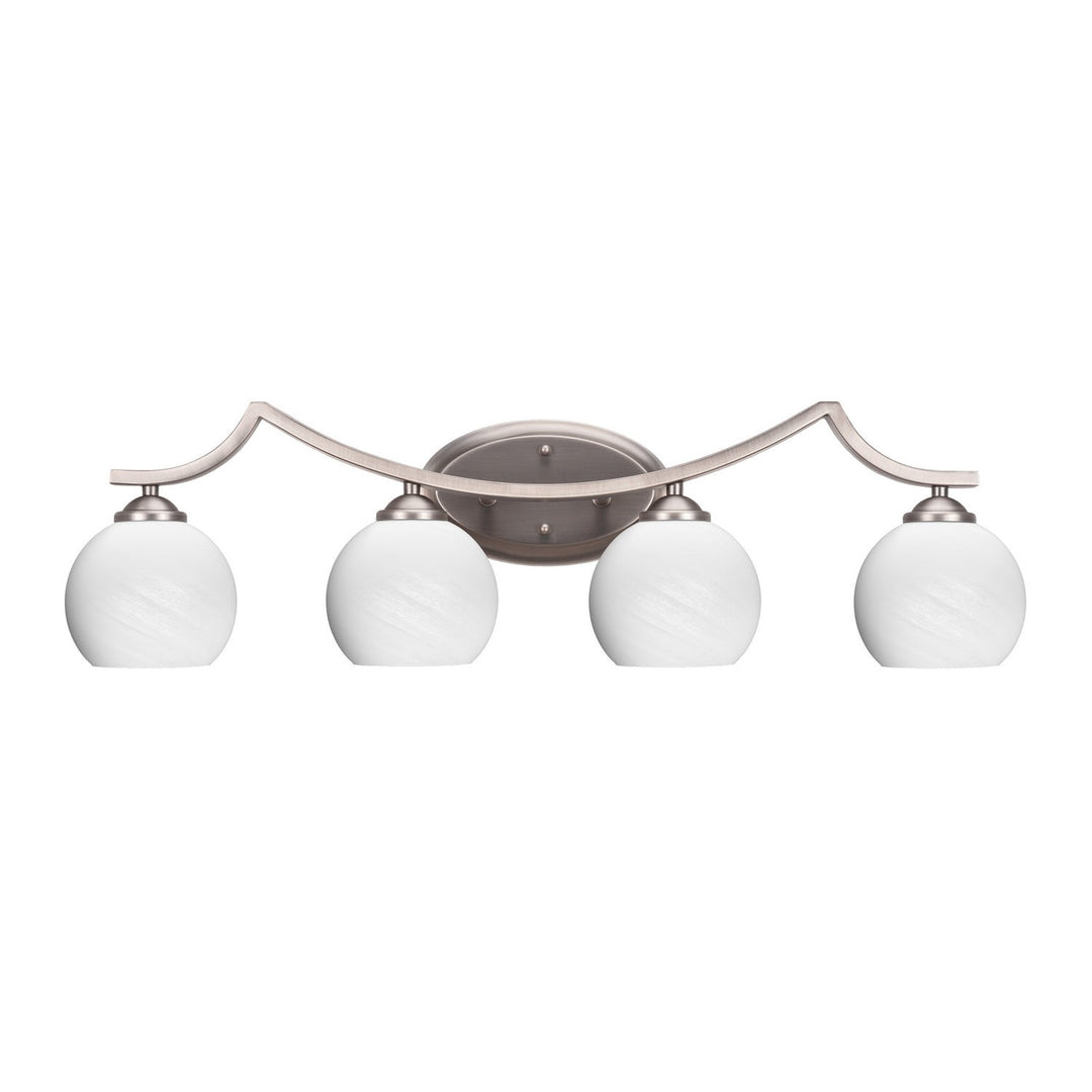 Toltec Zilo 554-gp-4101 Bath Vanity Light 32 in. wide - Graphite