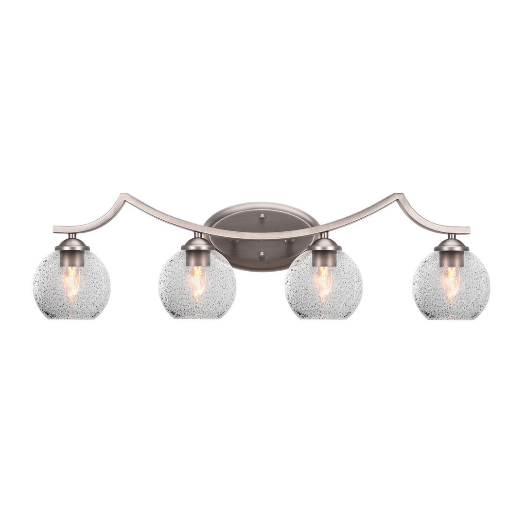 Toltec Zilo 554-gp-4102 Bath Vanity Light 32 in. wide - Graphite