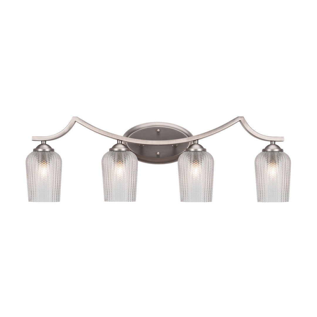 Toltec Zilo 554-gp-4250 Bath Vanity Light 32 in. wide - Graphite