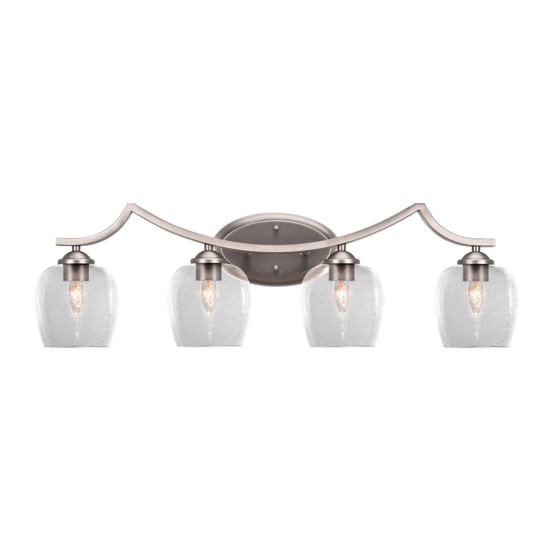 Toltec Zilo 554-gp-4810 Bath Vanity Light 32 in. wide - Graphite