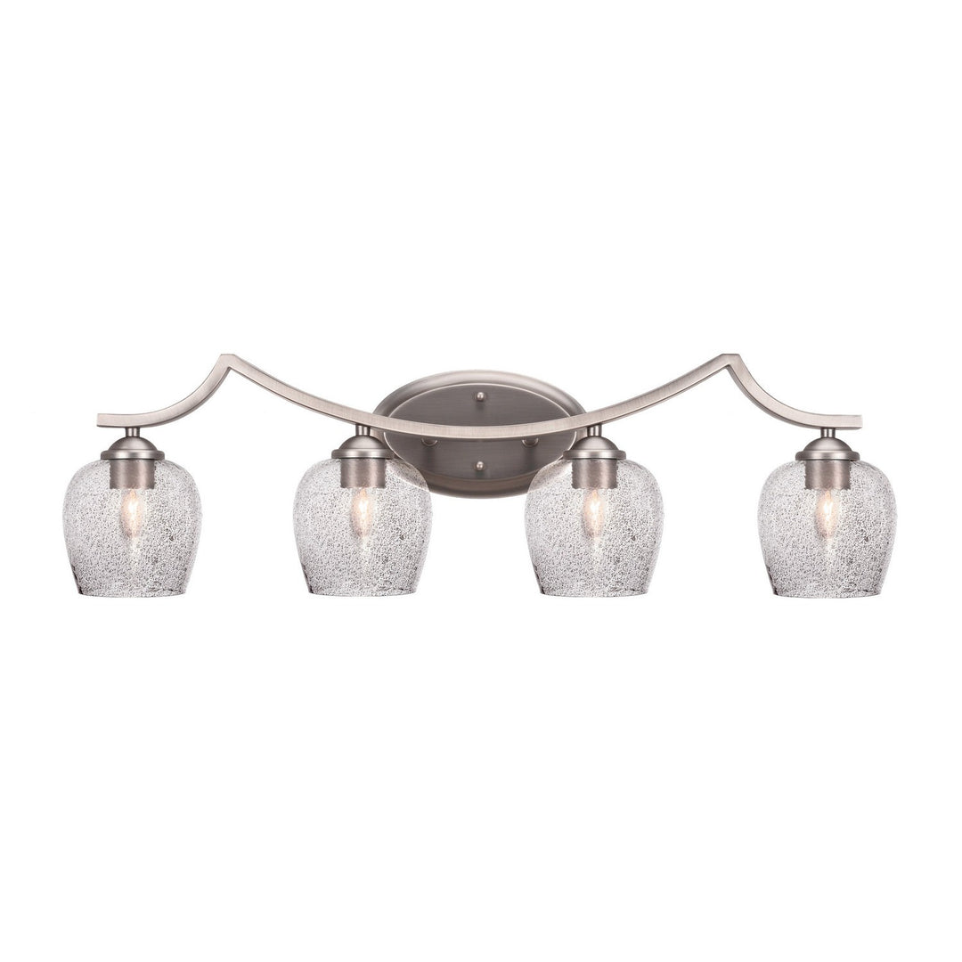 Toltec Zilo 554-gp-4812 Bath Vanity Light 32 in. wide - Graphite