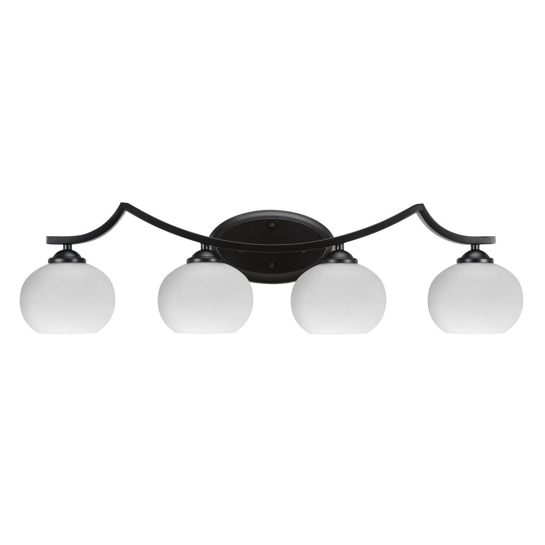 Toltec Zilo 554-mb-212 Bath Vanity Light 33 in. wide - Matte Black