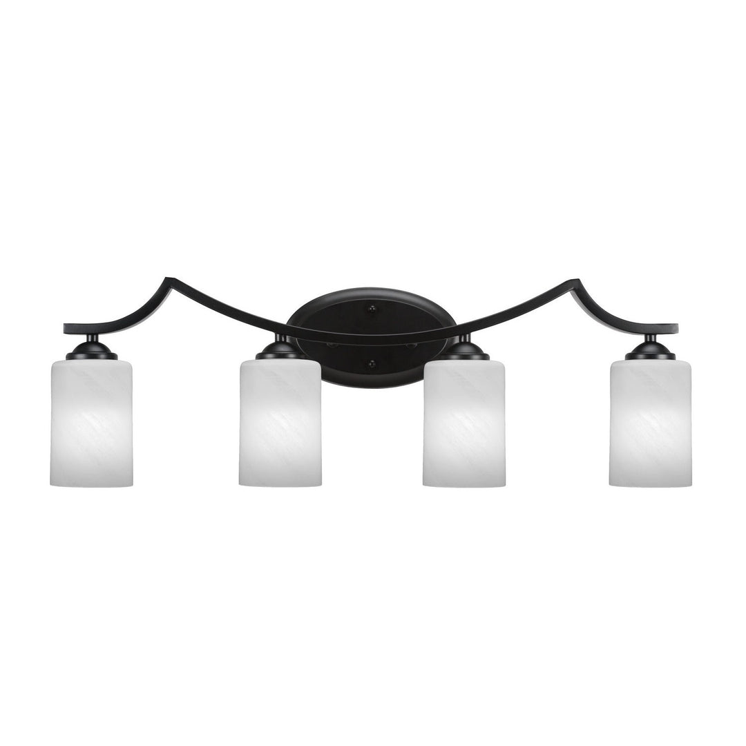 Toltec Zilo 554-mb-3001 Bath Vanity Light 30 in. wide - Matte Black