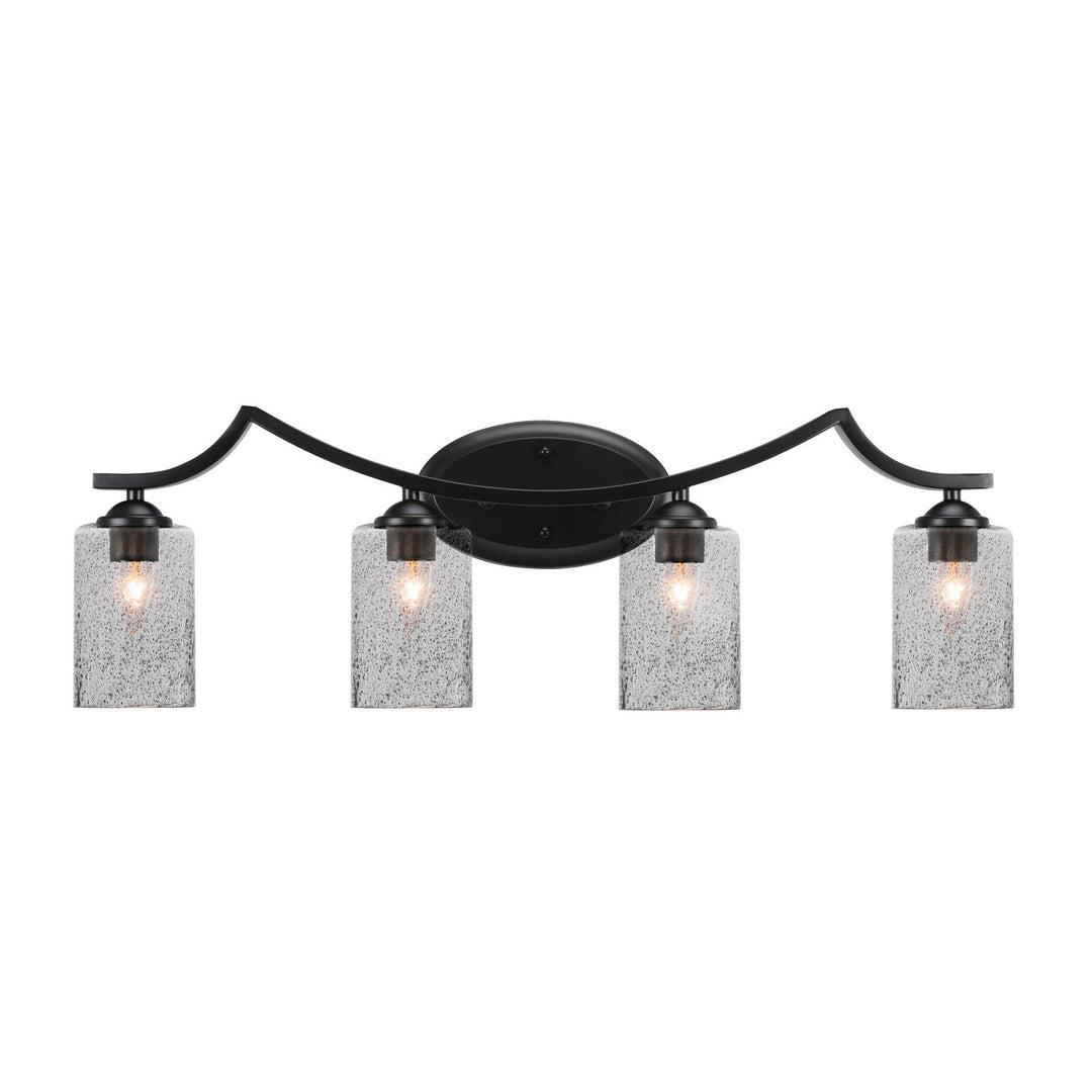 Toltec Zilo 554-mb-3002 Bath Vanity Light 30 in. wide - Matte Black