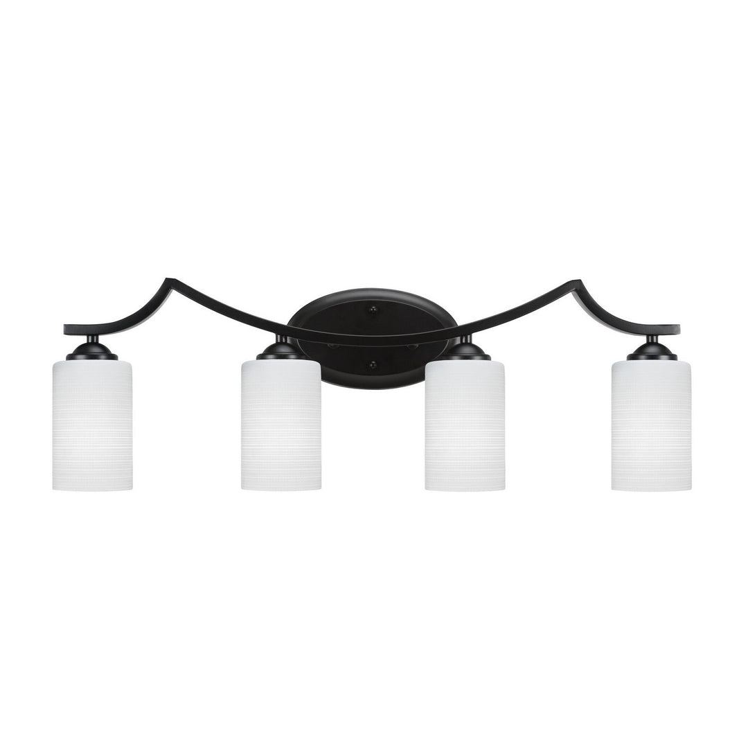 Toltec Zilo 554-mb-4061 Bath Vanity Light 30 in. wide - Matte Black