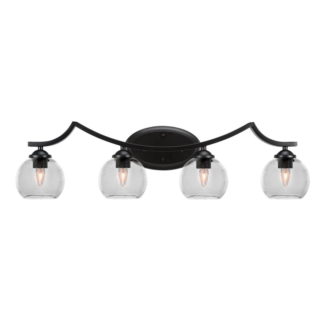 Toltec Zilo 554-mb-4100 Bath Vanity Light 32 in. wide - Matte Black