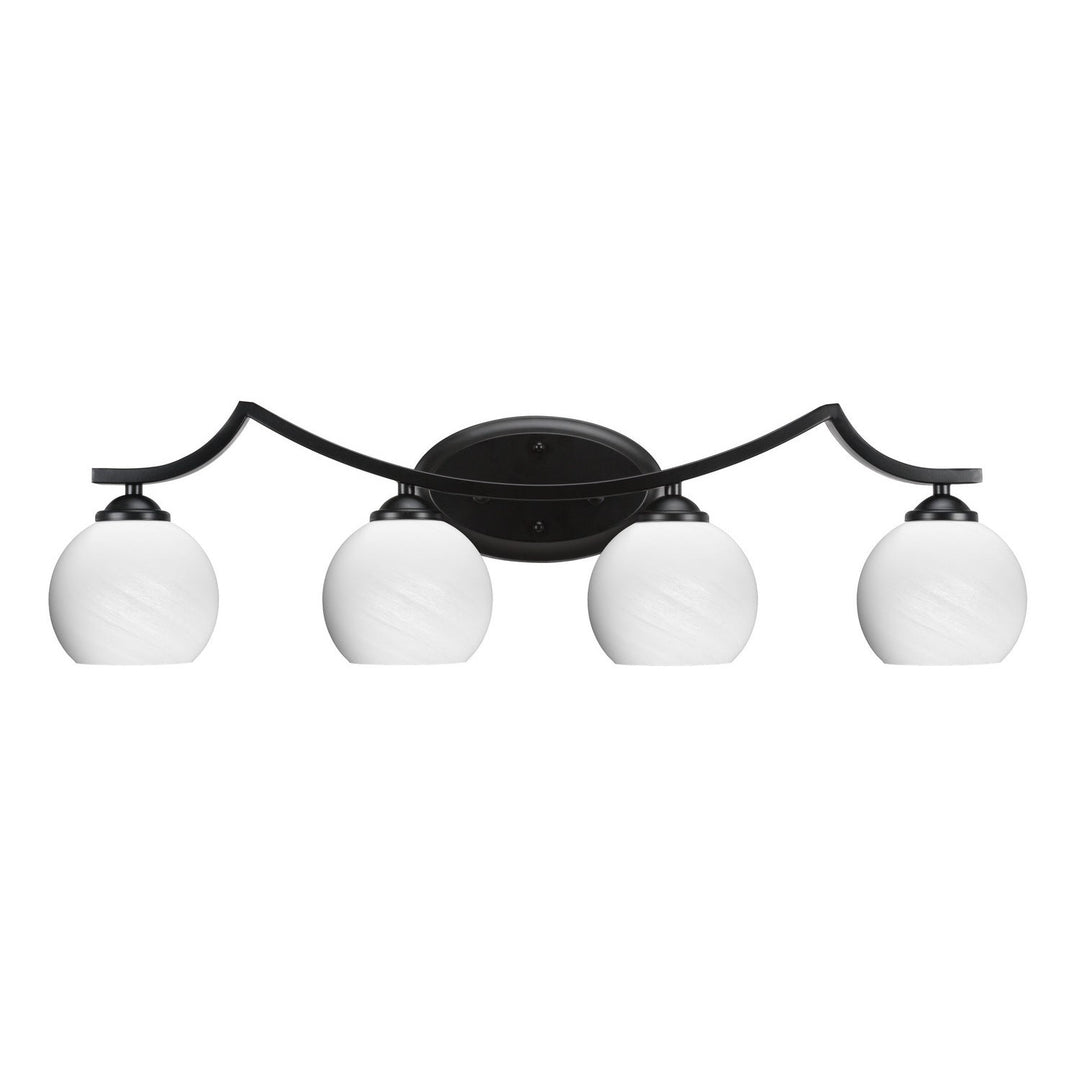 Toltec Zilo 554-mb-4101 Bath Vanity Light 32 in. wide - Matte Black