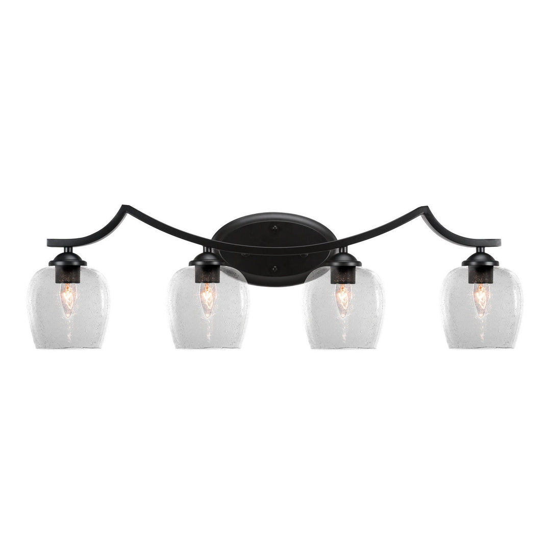 Toltec Zilo 554-mb-4810 Bath Vanity Light 32 in. wide - Matte Black