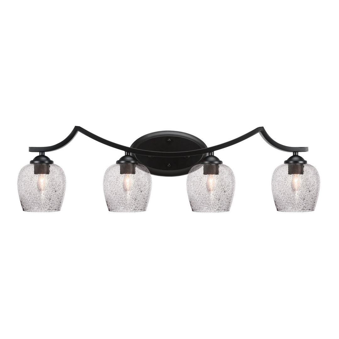 Toltec Zilo 554-mb-4812 Bath Vanity Light 32 in. wide - Matte Black
