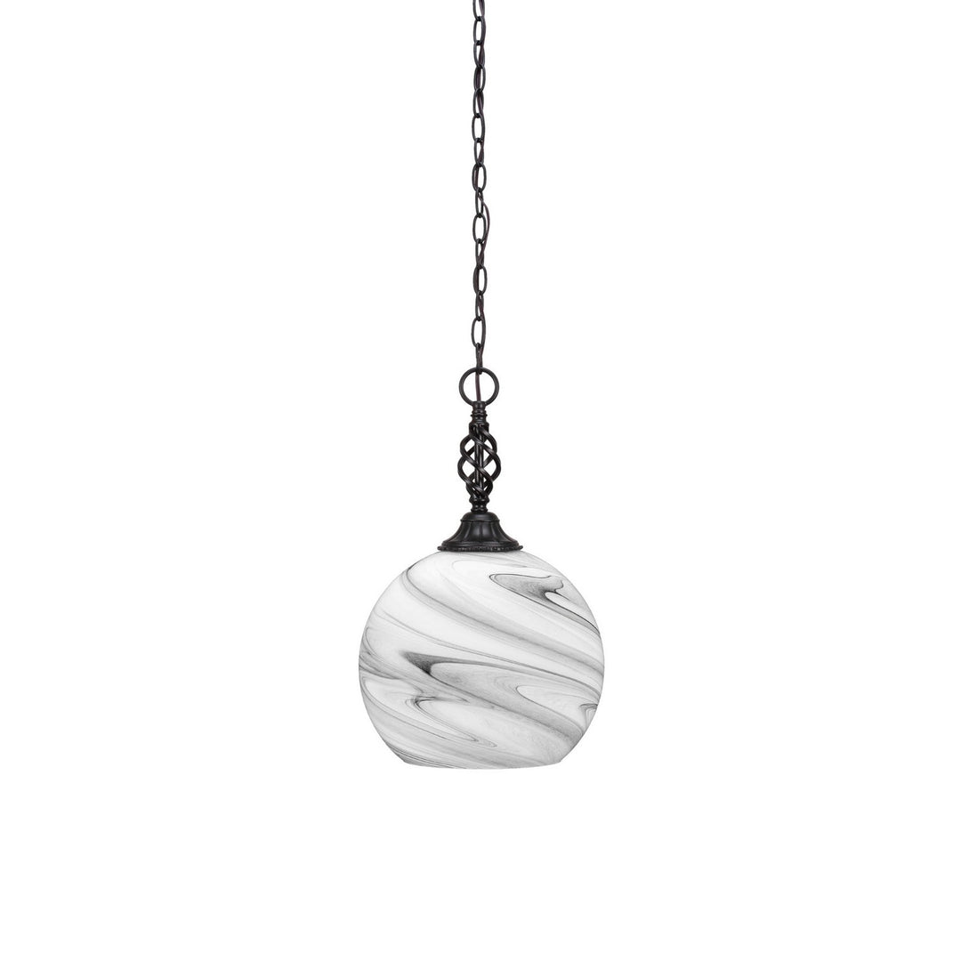 Toltec Eleganté 82-mb-4359 Pendant Light - Matte Black