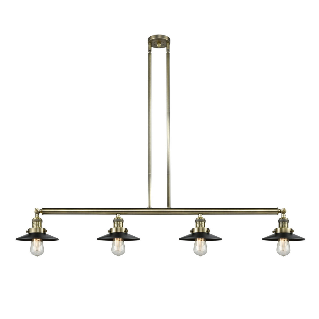 Innovations Franklin Restoration 214-AB-M6-LED Pendant Light - Antique Brass