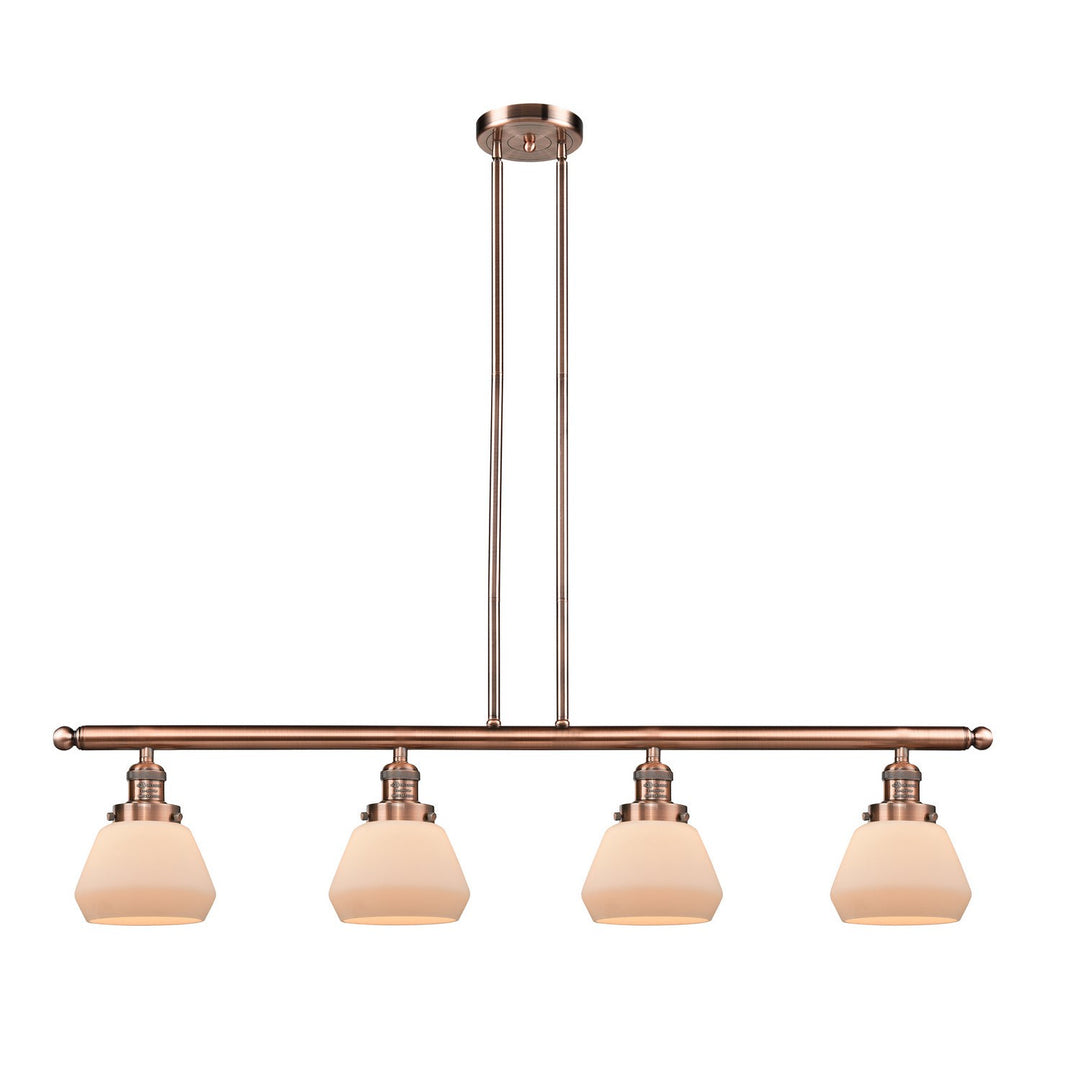 Innovations Franklin Restoration 214-AC-G171-LED Pendant Light - Antique Copper