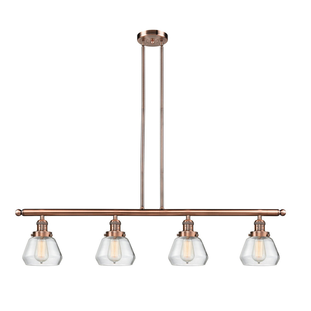 Innovations Franklin Restoration 214-AC-G172-LED Pendant Light - Antique Copper