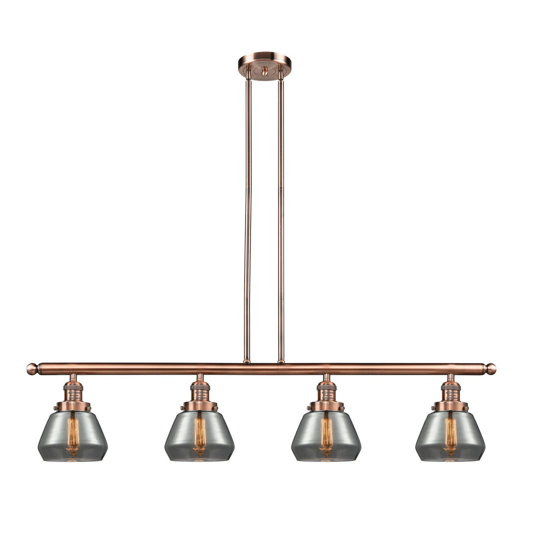 Innovations Franklin Restoration 214-AC-G173-LED Pendant Light - Antique Copper
