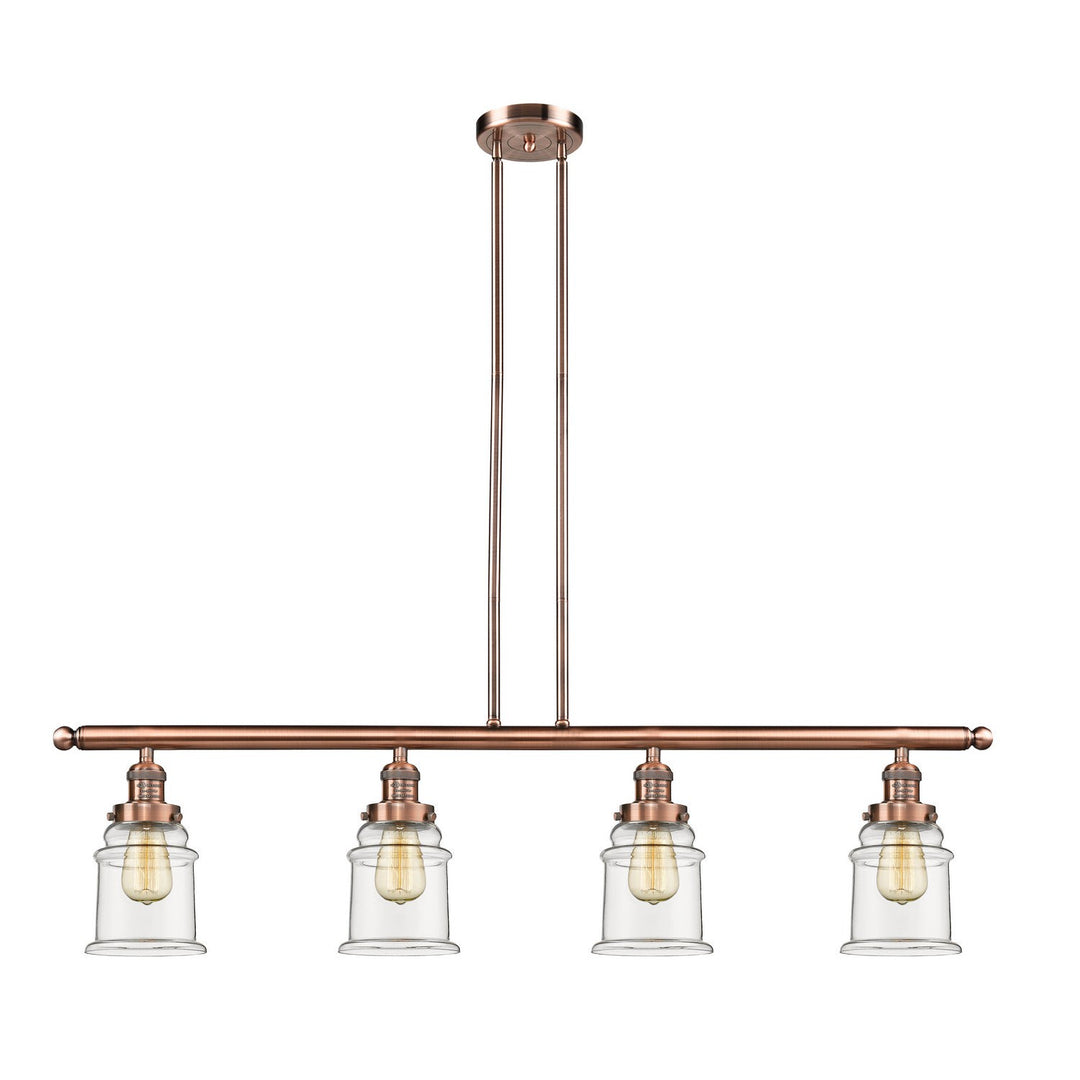 Innovations Franklin Restoration 214-AC-G182-LED Pendant Light - Antique Copper