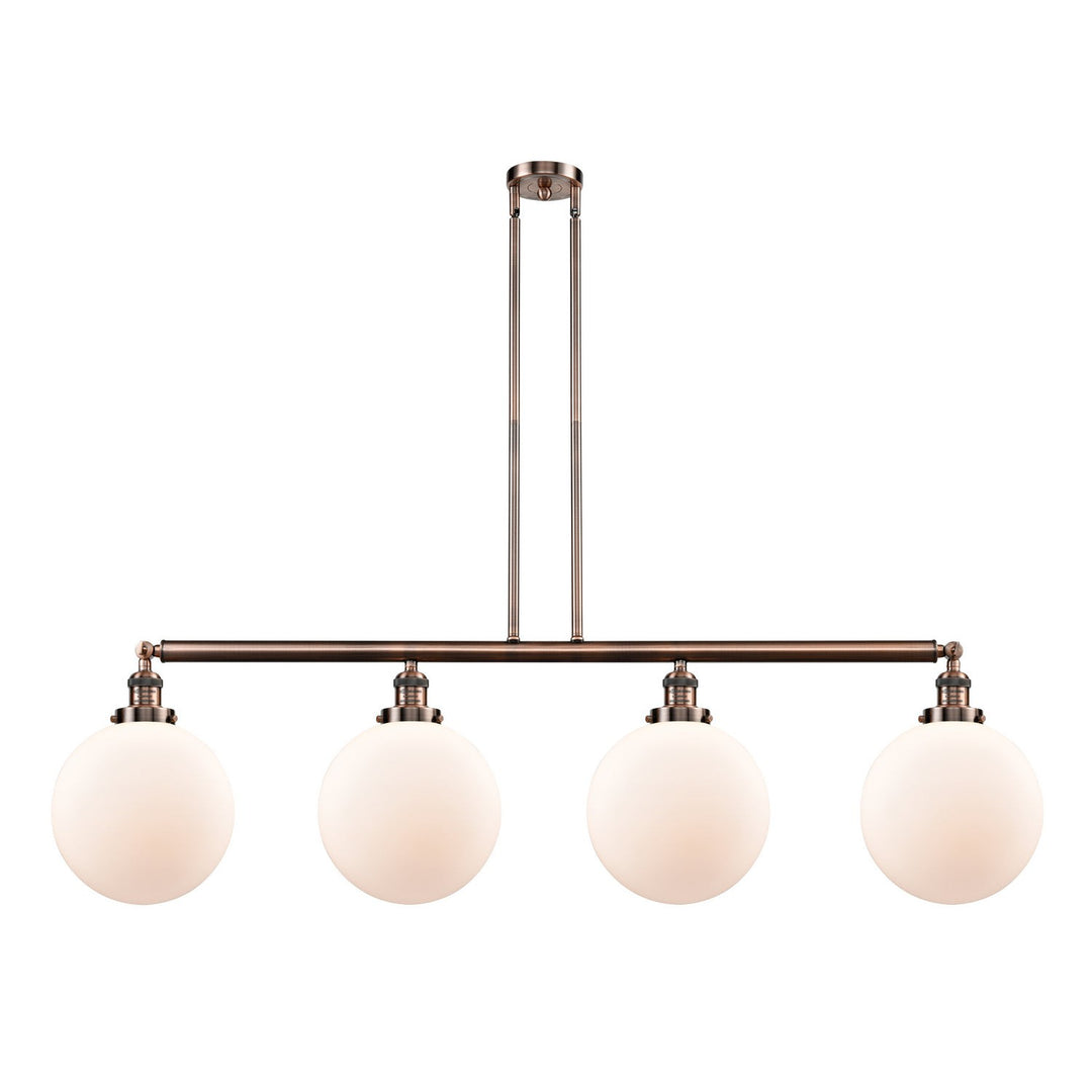 Innovations Franklin Restoration 214-AC-G201-10 Pendant Light - Antique Copper