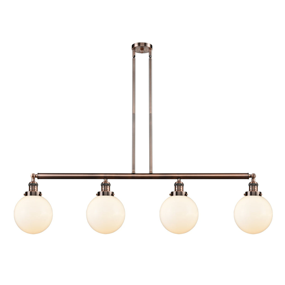 Innovations Franklin Restoration 214-AC-G201-8 Pendant Light - Antique Copper