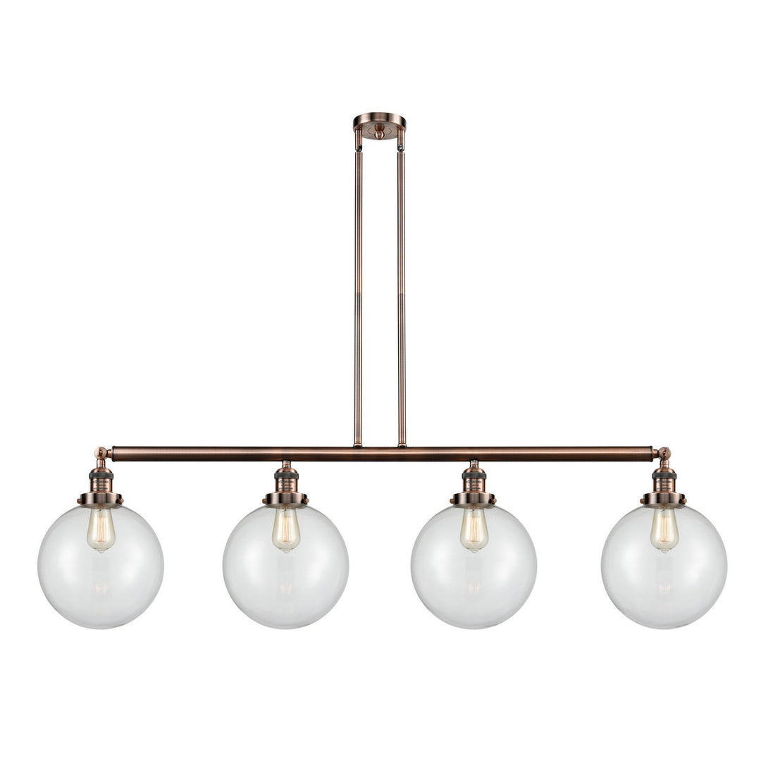 Innovations Franklin Restoration 214-AC-G202-10 Pendant Light - Antique Copper