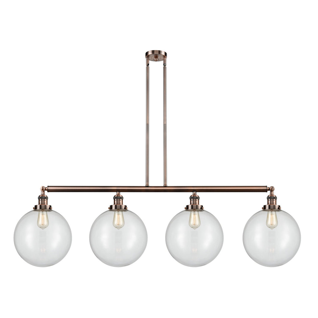Innovations Franklin Restoration 214-AC-G202-12 Pendant Light - Antique Copper