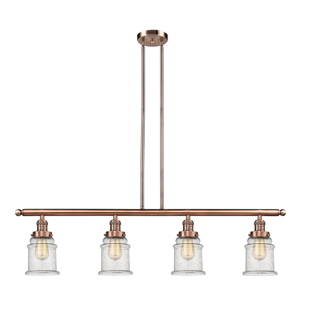 Innovations Franklin Restoration 214-AC-G184-LED Pendant Light - Antique Copper