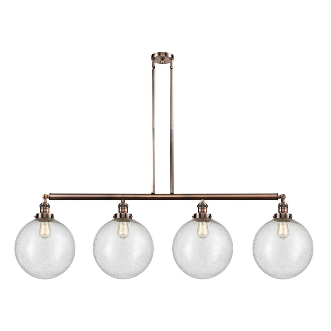 Innovations Franklin Restoration 214-AC-G204-12-LED Pendant Light - Antique Copper