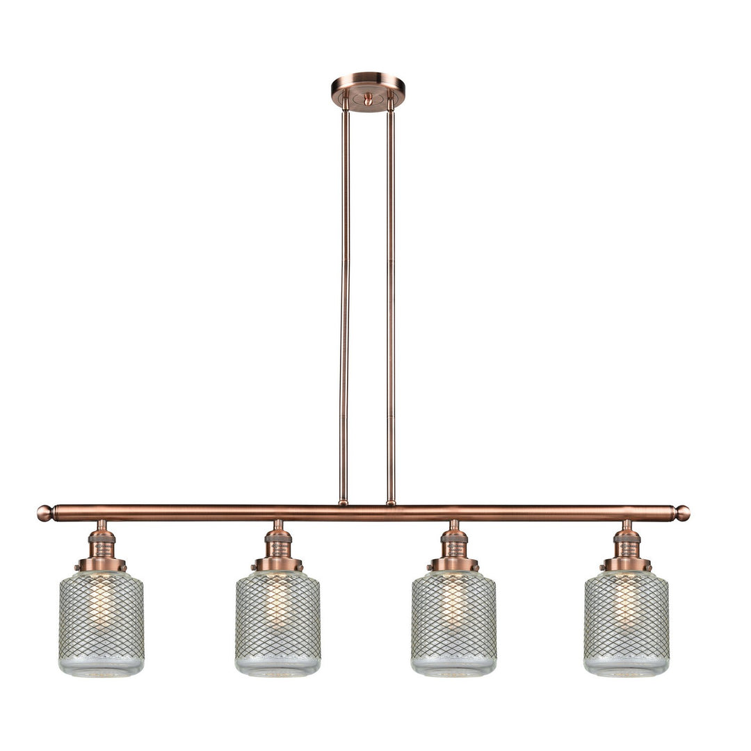 Innovations Franklin Restoration 214-AC-G262 Pendant Light - Antique Copper