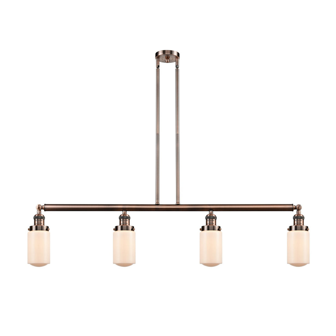 Innovations Franklin Restoration 214-AC-G311-LED Pendant Light - Antique Copper
