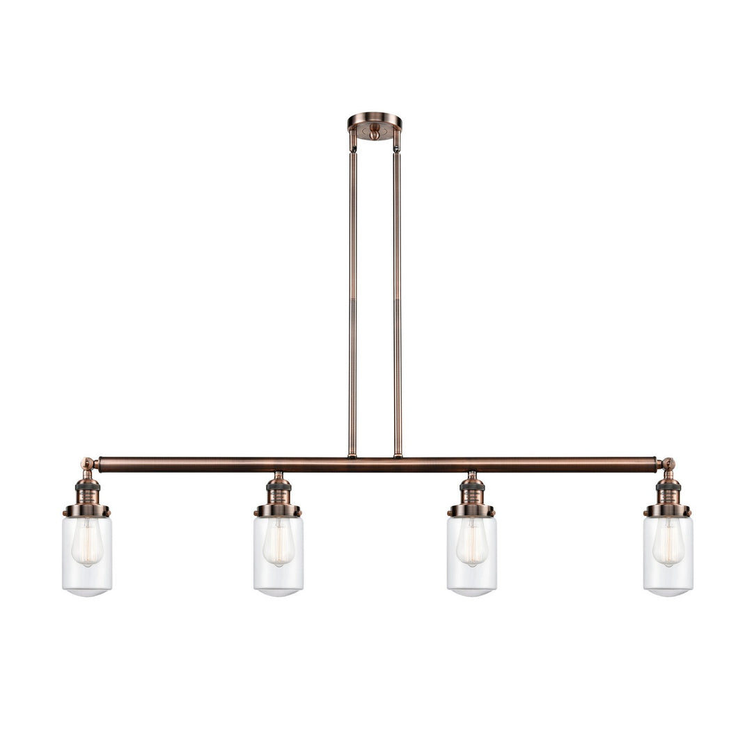 Innovations Franklin Restoration 214-AC-G312-LED Pendant Light - Antique Copper